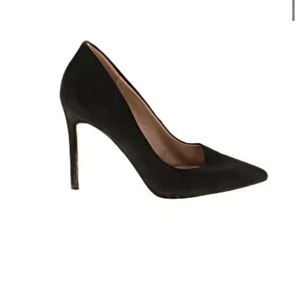 MIX NO.6 - Matte Black Stiletto 4inch Pumps - US size 7